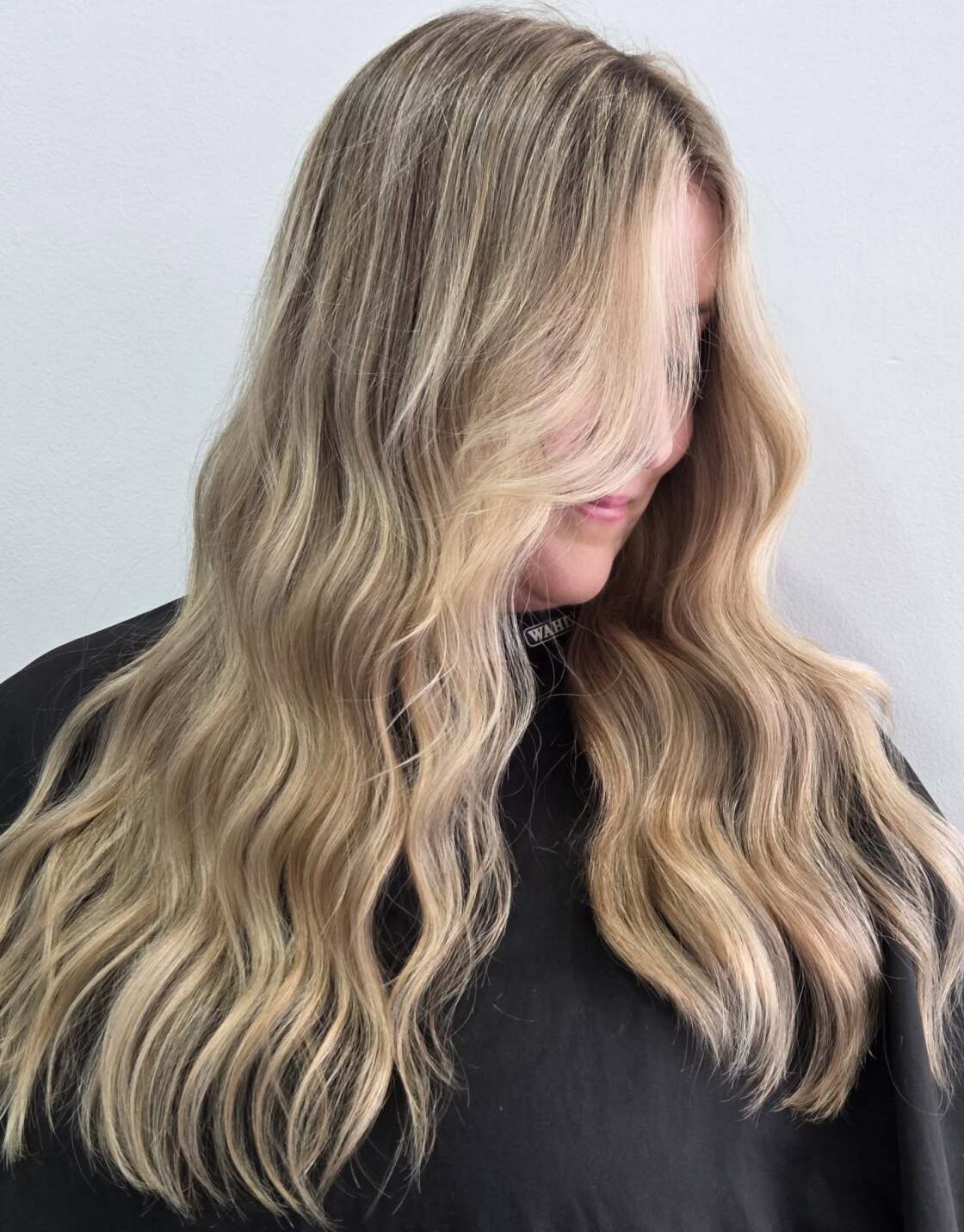 Cool ash blonde waves